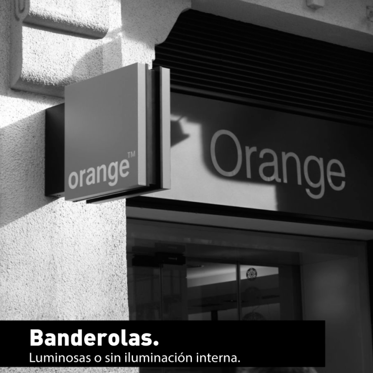 Banderola luminosa.